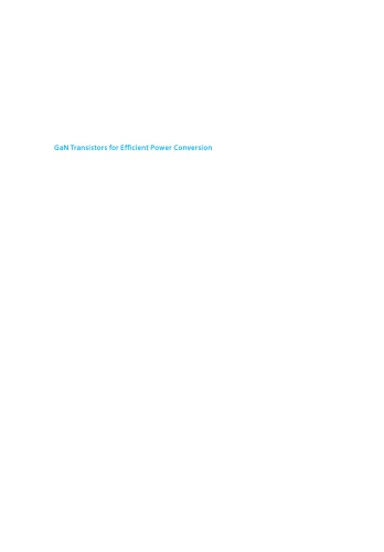 GaN transistors for efficient power conversion (PDF Instant Download)