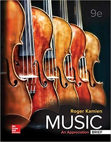 Music: An Appreciation, Brief Edition 9th Edition (PDF Instant Download)
