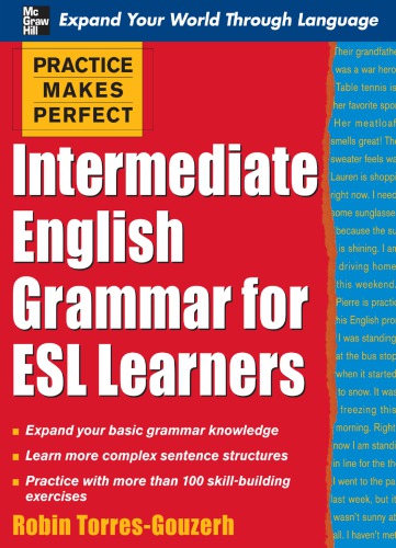 Intermediate English grammar for ESL learners (PDF Instant Download)