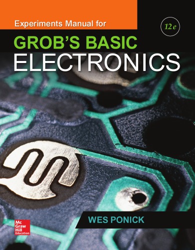 Experiments manual for Grob's basic electronics (PDF Instant Download)