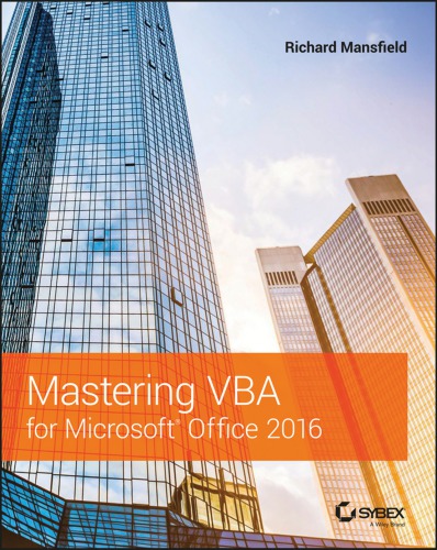 Mastering VBA for Microsoft Office 2016 (PDF Instant Download)