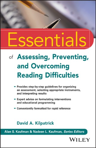 Essentials of assessing, preventing, and overcoming reading difficulties (PDF Instant Download)
