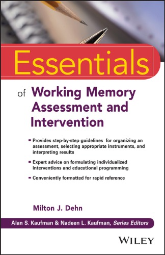 Essentials of working memory assessment and intervention (PDF Instant Download)