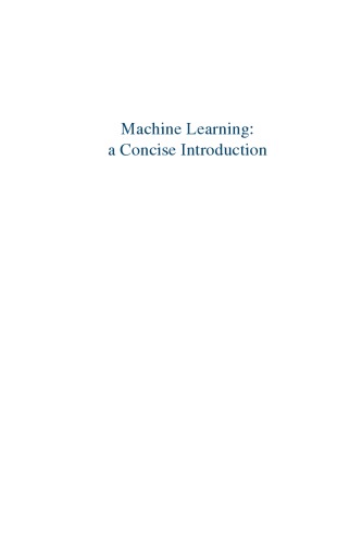 Machine Learning: Topics and Techniques (PDF Instant Download)