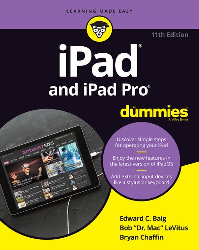 IPAD & IPAD PRO FOR DUMMIES. (PDF Instant Download)