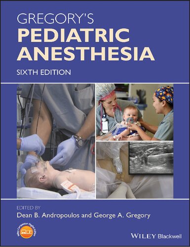 Gregory's Pediatric Anesthesia (PDF Instant Download)