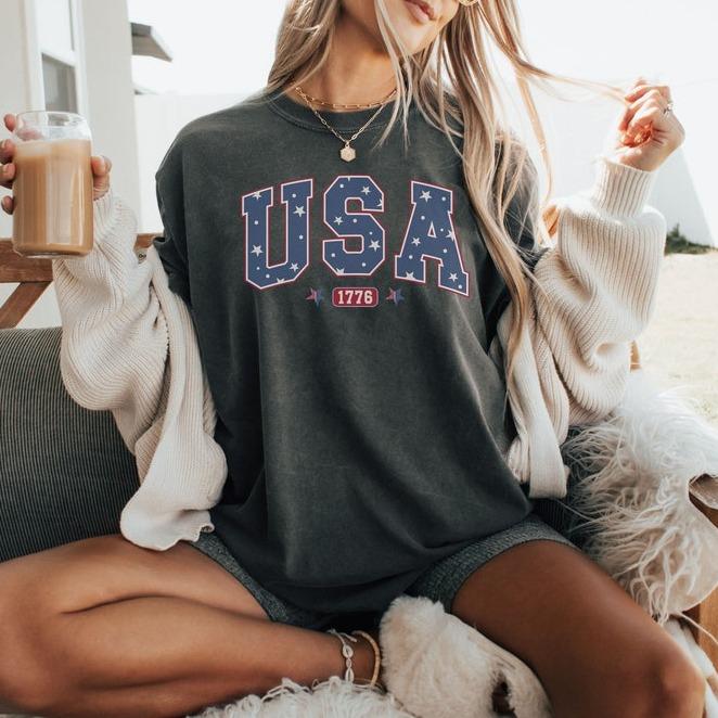 USA 1776s Shirt, America 1776Est Tee Shirt, Fourth of July Shirt, 4th of July Tee, Patriotic Shirt, 1nd Side Print Full Size Full Color For Women and Men USA 1776s Shirt, America 1776Est Tee Shirt, Fourth of July Shirt, 4th of July Tee, Patriotic Shirt, 1nd Side Print Full Size Full Color For Women and Men