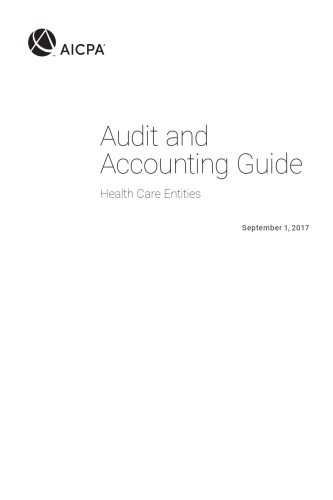 Health Care Entities, September 2017 (PDF Instant Download)