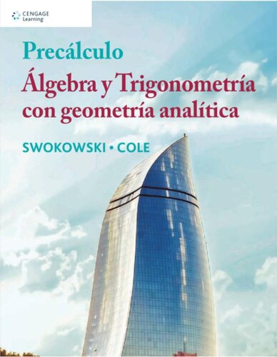 Precálculo: álgebra y trigonometría con geometría analítica (PDF Instant Download)