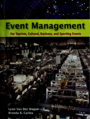 Event Management for Tourism, Cultural, Business, and Sporting Events (PDF Instant Download)