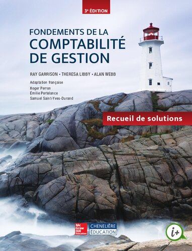 Fondements de la comptabilité de gestion – Recueil de solutions (PDF Instant Download)