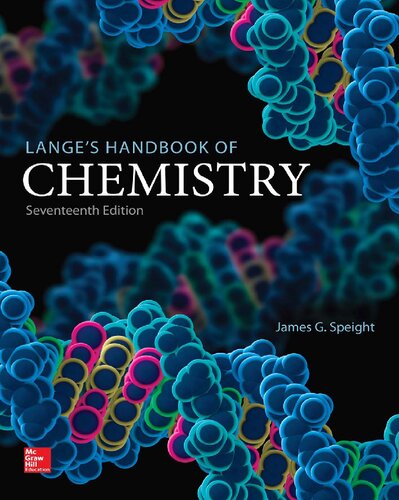 Lange's Handbook of Chemistry (PDF Instant Download)
