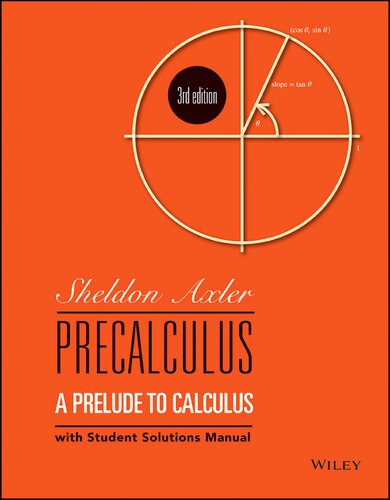 Precalculus: A Prelude to Calculus (PDF Instant Download)