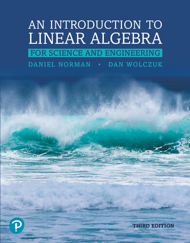 Introduction to Linear Algebra for Science and Engineering (3rd Edition) (PDF Instant Download)