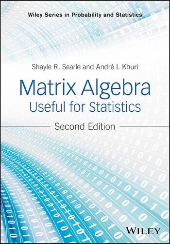 Matrix Algebra Useful for Statistics (PDF Instant Download)