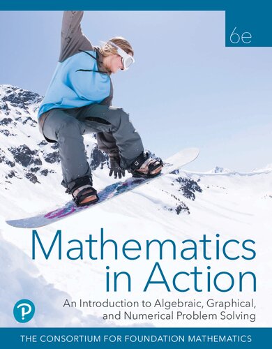 Mathematics in Action: An Introduction to Algebraic, Graphical, and Numerical Problem Solving (6th Edition) (PDF Instant Download)
