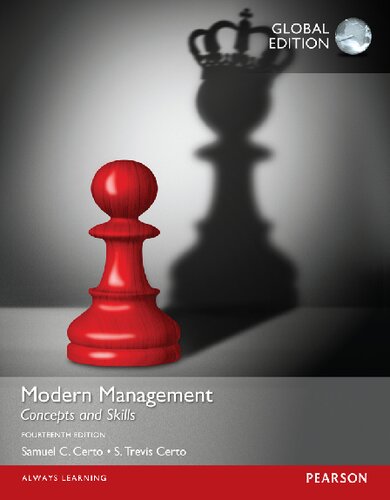 Modern management ; concepts and skills (PDF Instant Download)