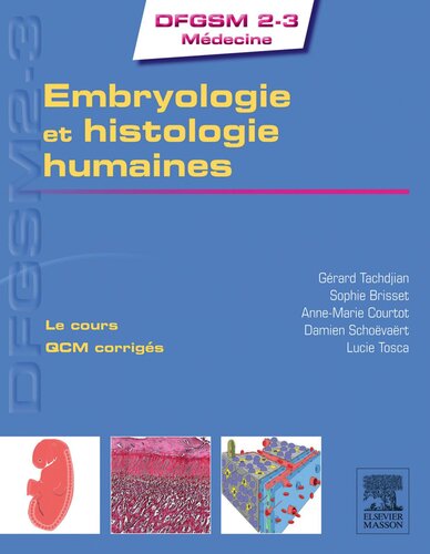Embryologie et histologie humaines (PDF Instant Download)