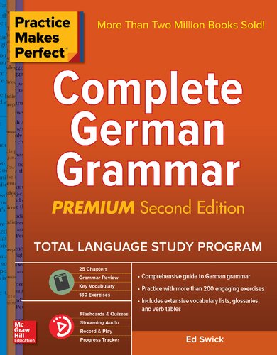 Practice Makes Perfect Complete German Grammar, (PDF Instant Download)