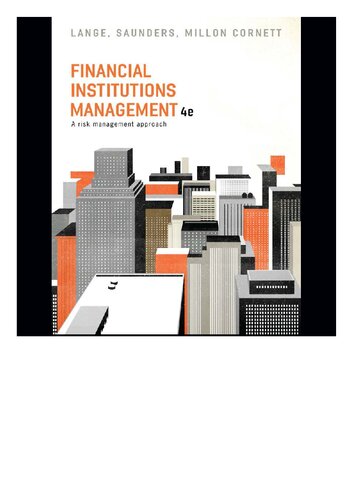 Financial Institutions Management : A Risk Management Approach (PDF Instant Download)