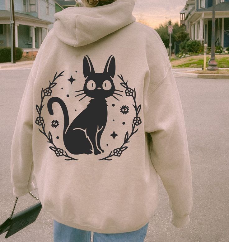 Cat Graphic Hoodie