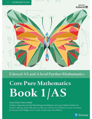 Edexcel AS and A level Further Mathematics Core Pure Mathematics Book 1/AS Textbook + e-book (A level Maths and Further Maths 2017) (PDF Instant Download)