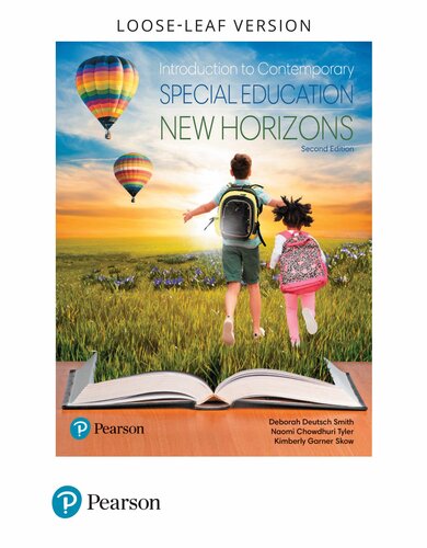Introduction to Contemporary Special Education: New Horizons (PDF Instant Download)