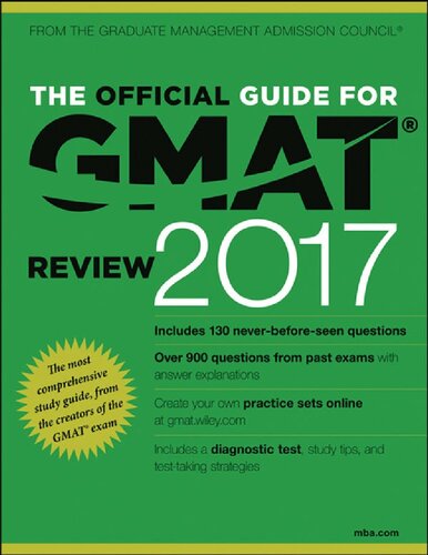 GMAT Official Guide 2017 (PDF Instant Download)