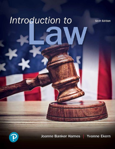 Introduction to Law, 6th Edition (PDF Instant Download)