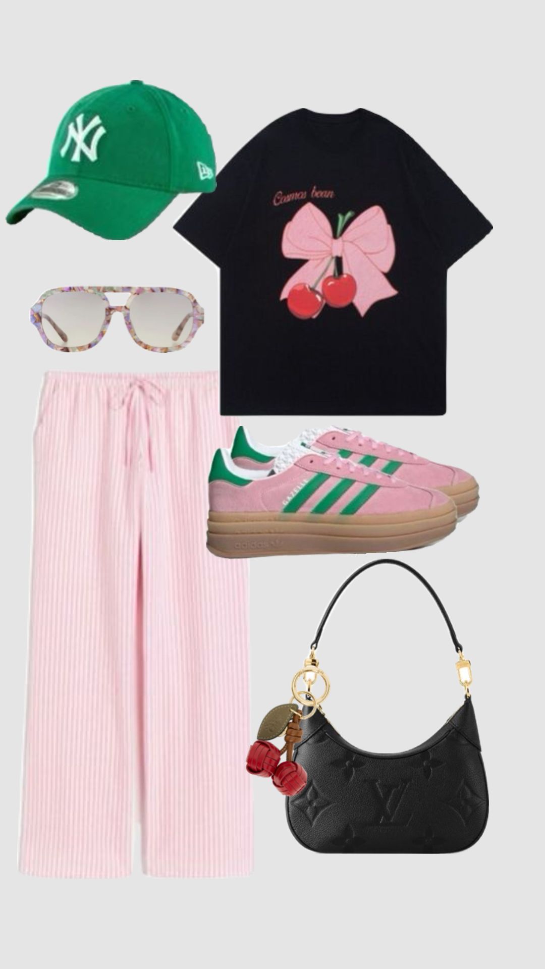 Bow And Cherry Tee Shirt