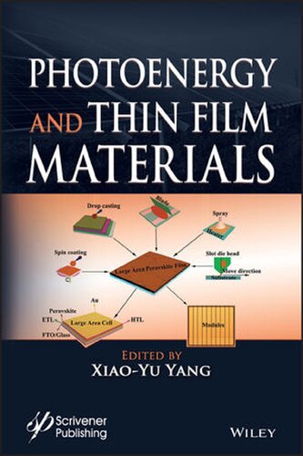 Photoenergy and Thin Film Materials (PDF Instant Download)