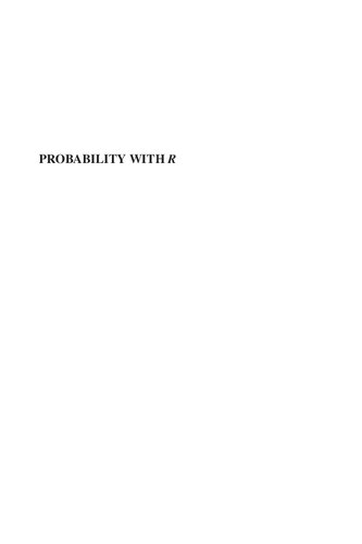 Probability With R: An Introduction With Computer Science Applications (PDF Instant Download)