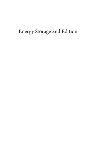 Energy storage : a new approach (PDF Instant Download)