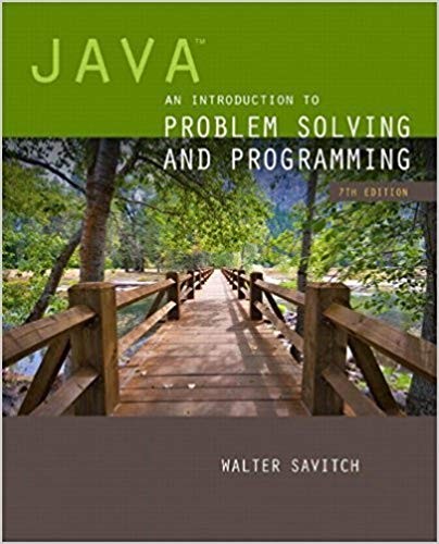 Java: An Introduction to Problem Solving and Programming 7th Edition (PDF Instant Download)