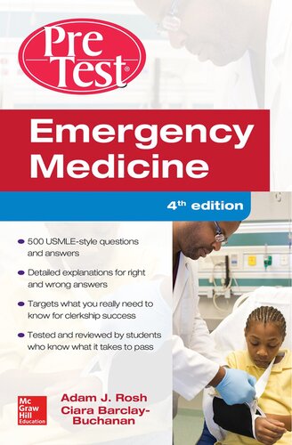 Emergency Medicine PreTest Self-Assessment and Review (PDF Instant Download)