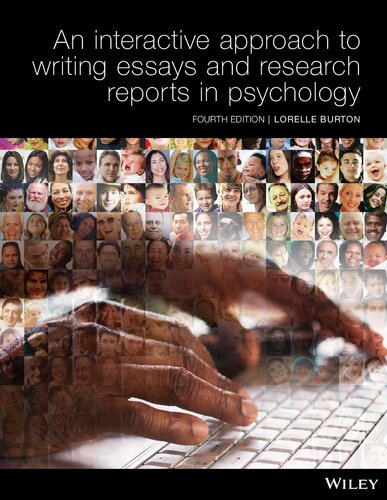 Interactive Approach to Writing Essays and Research Reports in Psychology (PDF Instant Download)