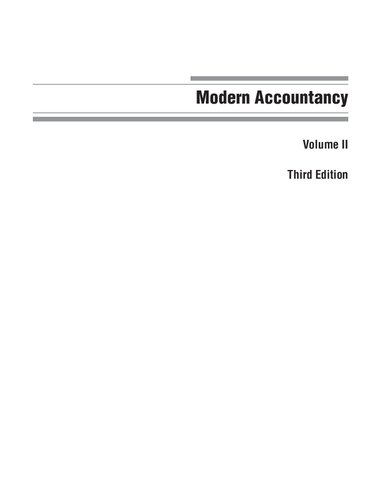 Modern Accountancy Vol-II (PDF Instant Download)