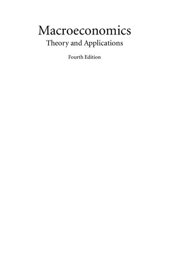 Macroeconomics: Theory and Applications (PDF Instant Download)