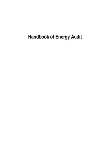 Handbook Of Energy Audit (PDF Instant Download)