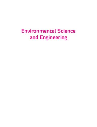 Environmental Science and Engineering (PDF Instant Download)