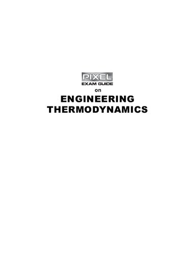 Engineering Thermodynamics (PDF Instant Download)