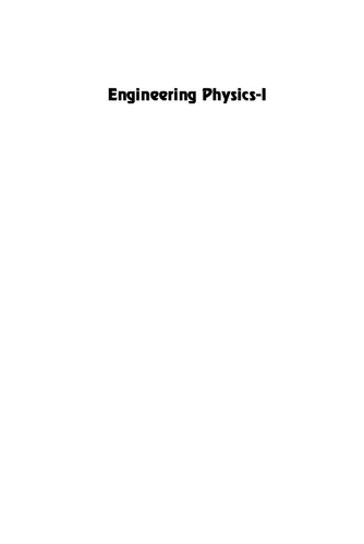 Engineering Physics-I (PDF Instant Download)
