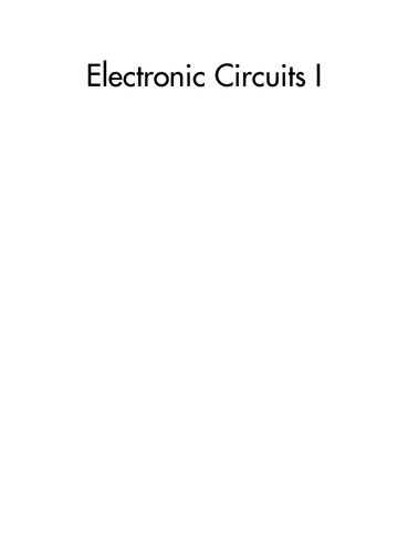Electronic Circuits I (PDF Instant Download)
