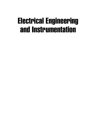 Electrical Engineering and Instrumentation (PDF Instant Download)