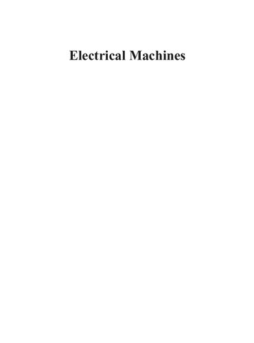 Electrical Machines (PDF Instant Download)