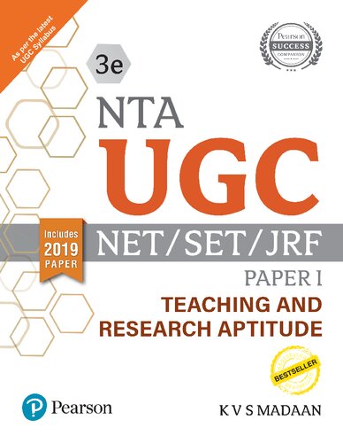 NTA UGC NET/SET/JRF Paper I – Teaching and Research Aptitude (PDF Instant Download)