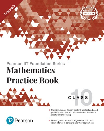 Pearson IIT Foundation Series – Mathematics Practice Book Class 10 (PDF Instant Download)