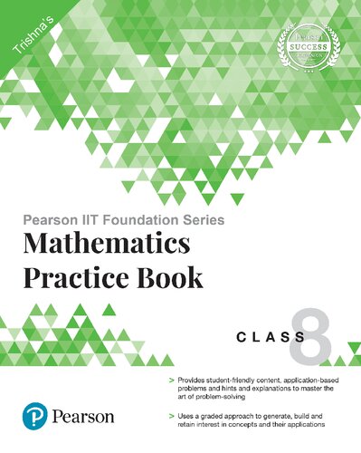 Pearson IIT Foundation Series – Mathematics Practice Book Class 8 (PDF Instant Download)