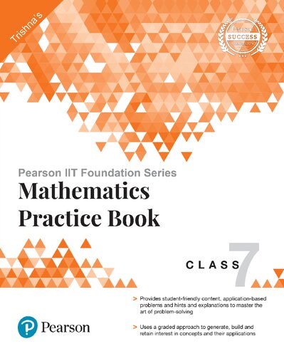 Pearson IIT Foundation Series – Mathematics Practice Book Class 7 (PDF Instant Download)
