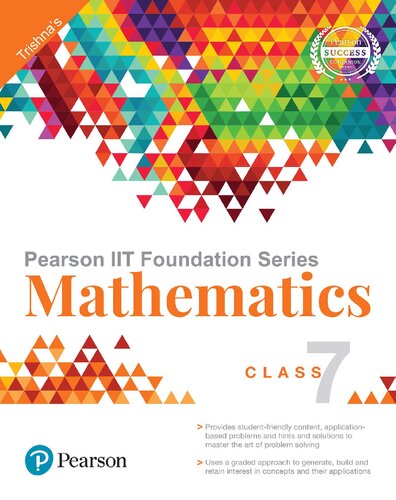 Pearson IIT Foundation Series – Mathematics Class 7 (PDF Instant Download)